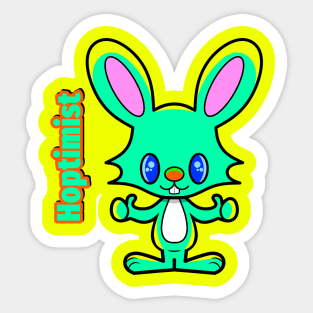 Hoptimist Rabbit Sticker